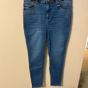 Democracy Ab Technology Skinny Ankle Jeans Sz 12 waist 32 inseam 27